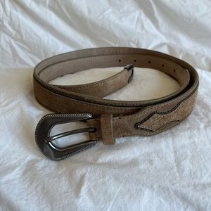 Brunello Cucinelli FW22 new suede belt